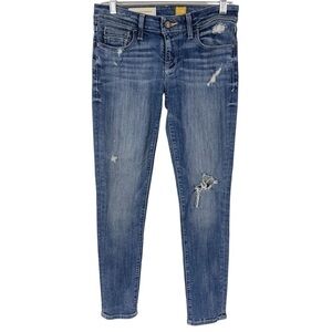 Anthropologie Pilcro and the Letterpress Stet Distressed Low Rise 25
